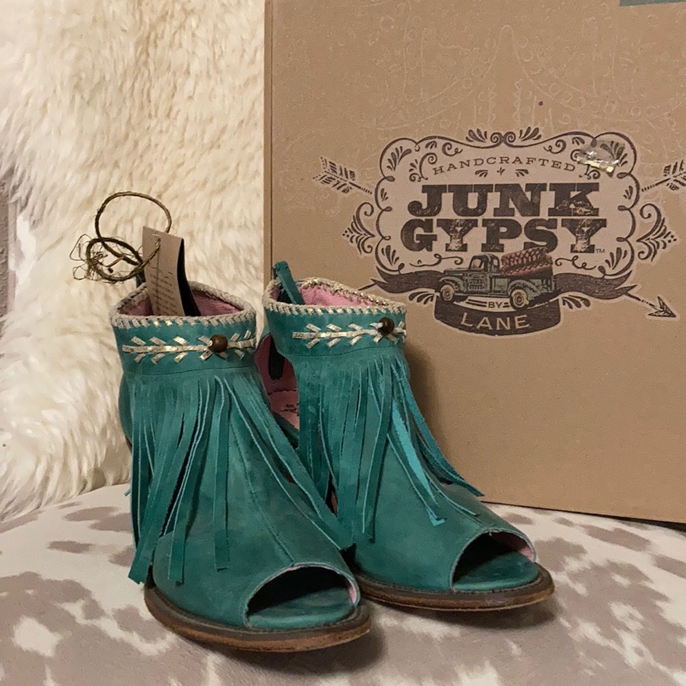 NWT Junk Gypsy by Lane Archer Turquoise Size 10